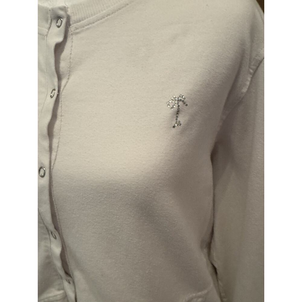 Joni B. Womens White Activewear Jacket Size L - Picture 2 of 8